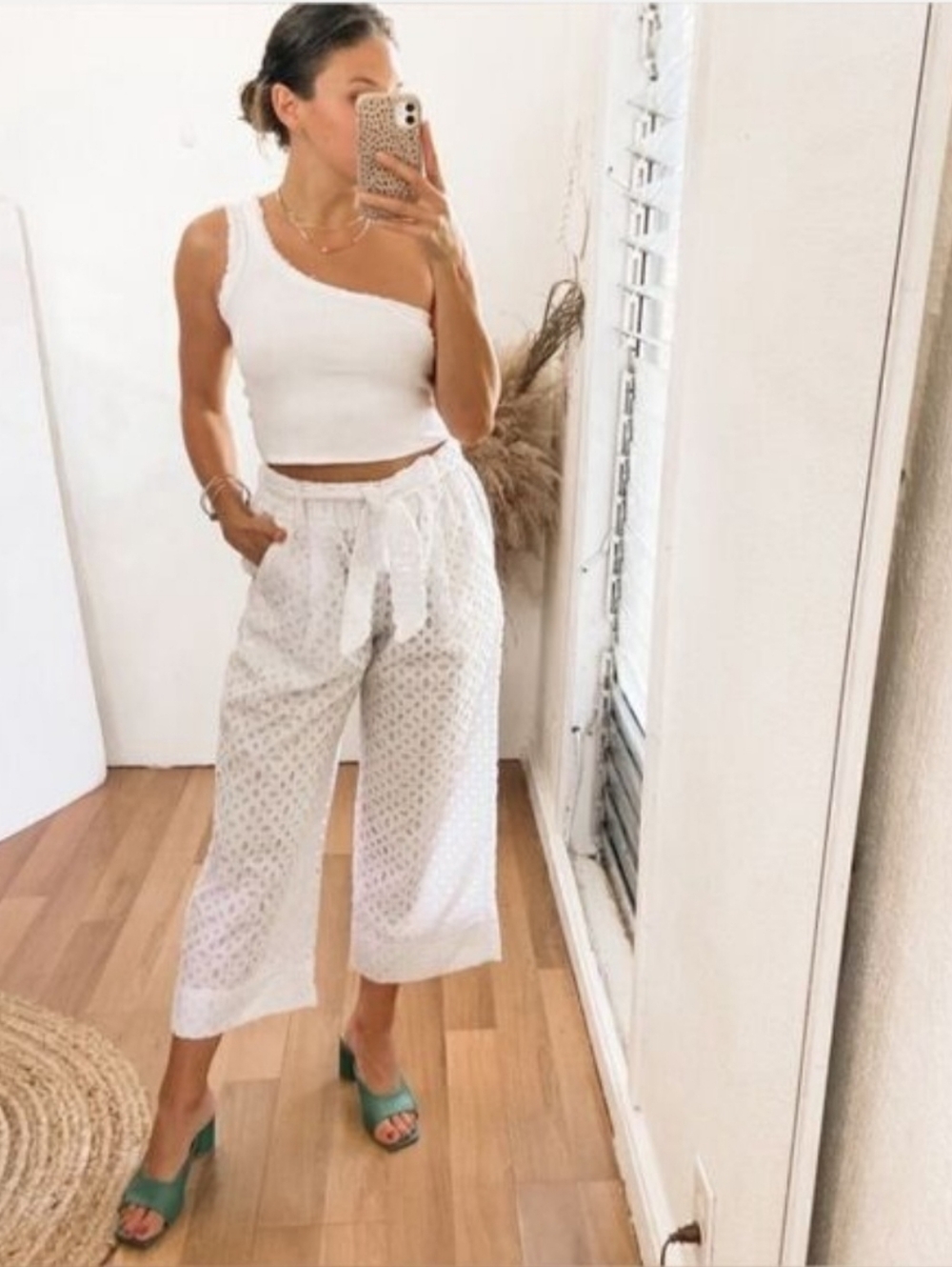 J. Crew Eyelet Cropped Pants - Picture 5 of 12